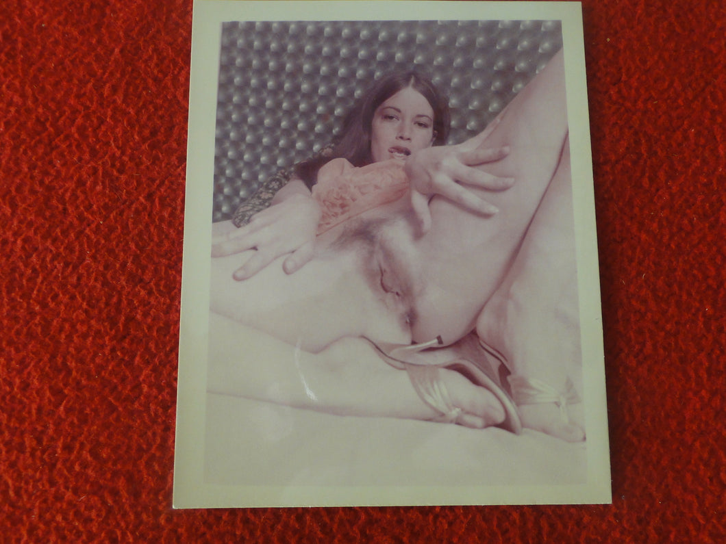 Vintage Erotic Sexy Adult Nude Woman Hairy Pussy Vagina Photo            A71c