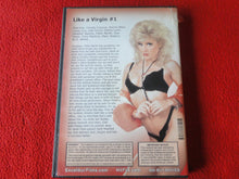 Load image into Gallery viewer, Vintage Erotic Sexy Adult DVD XXX Porn Movie Like A Virgin #1 Christy Canyon Bunny Bleu D
