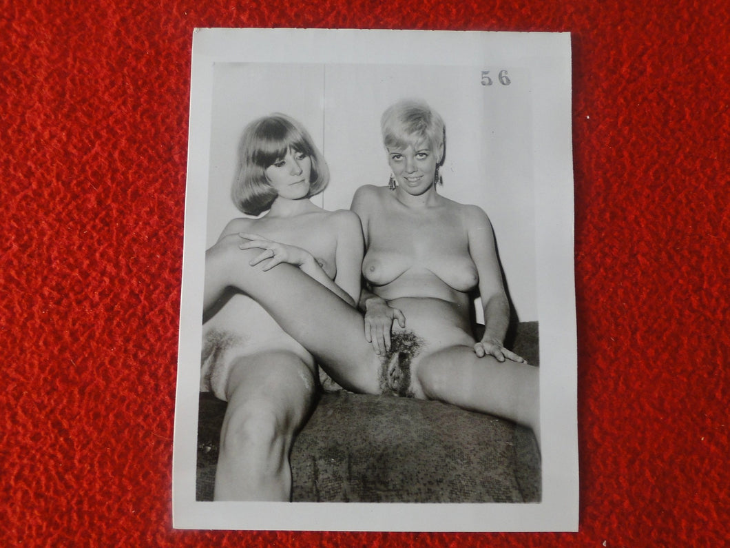 Vintage Erotic Sexy Adult Nude Woman Hairy Pussy Photo A72a12