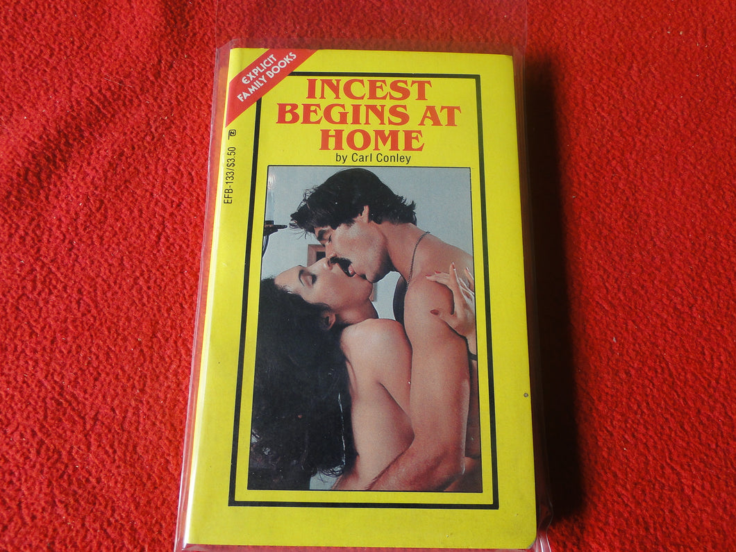 Vintage Adult Paperback Book Incest Begins At Home     P14
