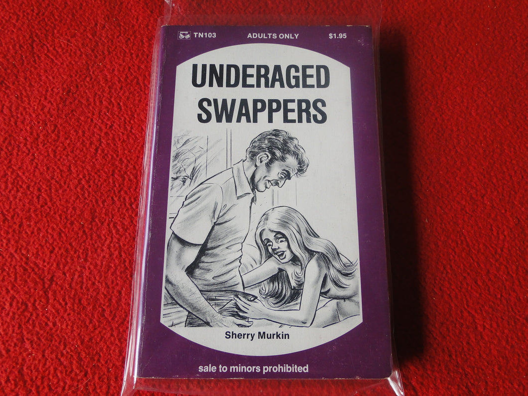 Vintage Adult Paperback Book Underaged Swappers               P14