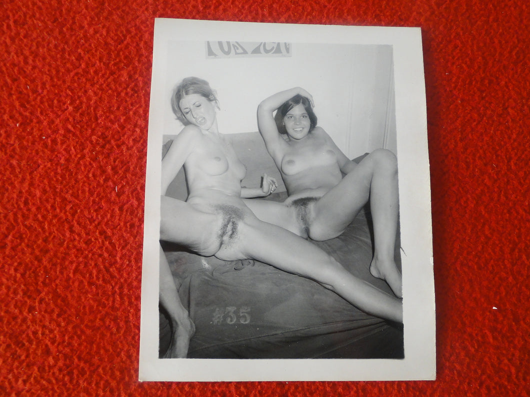 Vintage Erotic Sexy Adult Nude Woman Hairy Pussy Photo A72a20