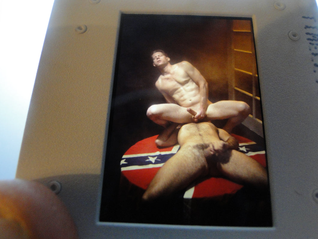VINTAGE 35MM GAY MALE SLIDE BEEFCAKE MUSCLE NUDE FALCON STUDIOS B11n