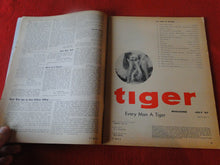 Load image into Gallery viewer, Vintage 18 Y.O. + Adult Erotic Men's Magazine Tiger July 1957             57
