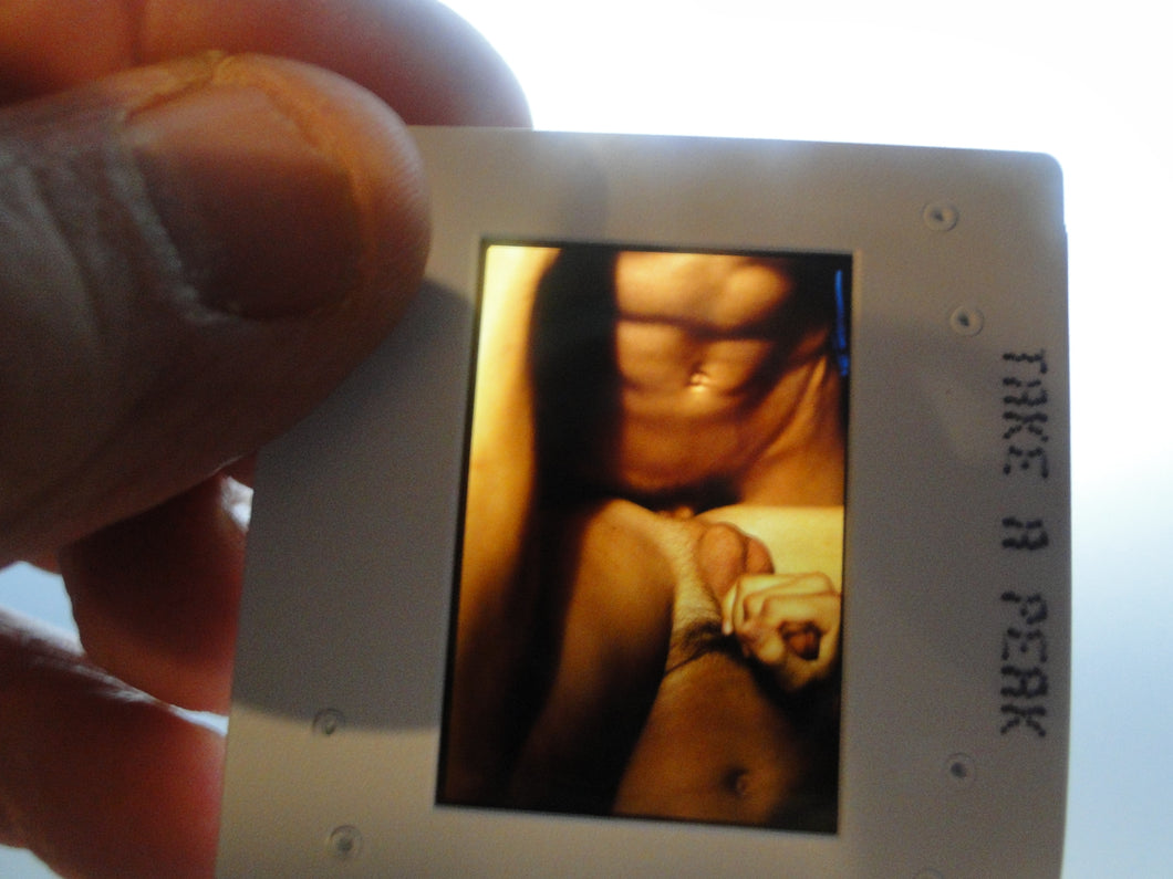 VINTAGE 35MM GAY MALE SLIDE BEEFCAKE MUSCLE NUDE FALCON STUDIOS B11x