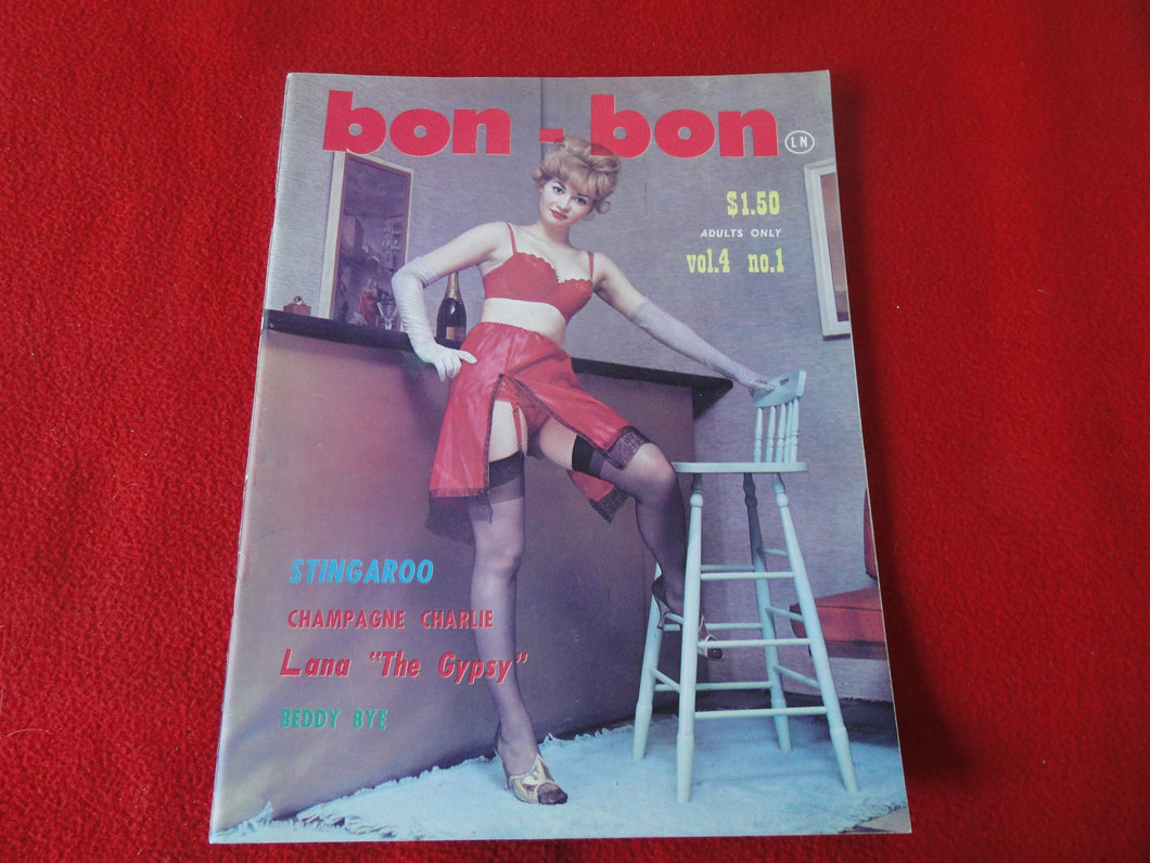 Vintage Nude Erotic Sexy Adult Magazine Bon Bon 1964                 P71