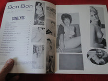Load image into Gallery viewer, Vintage Nude Erotic Sexy Adult Magazine Bon Bon 1964                 P71
