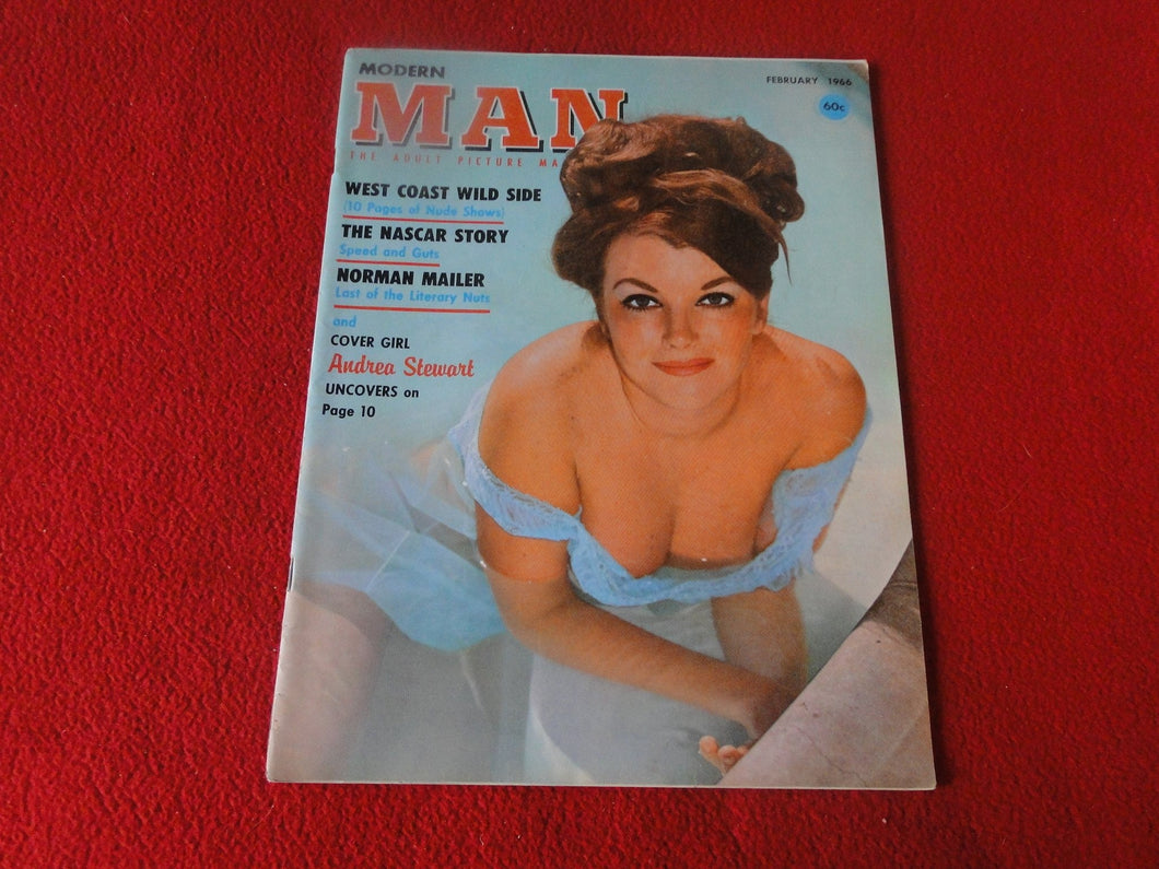Vintage 18 Y.O. + Adult Erotic Men's Magazine Modern Man Feb. 1966          57
