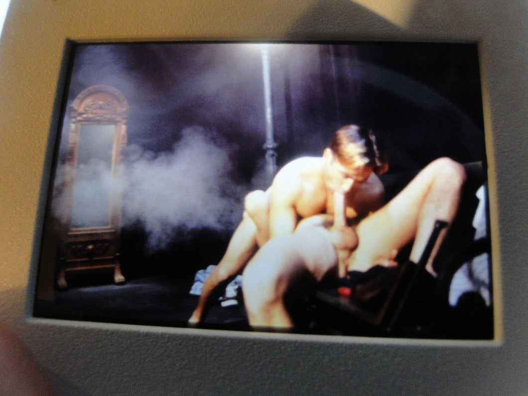 VINTAGE 35MM GAY MALE SLIDE BEEFCAKE MUSCLE NUDE FALCON STUDIOS B14y