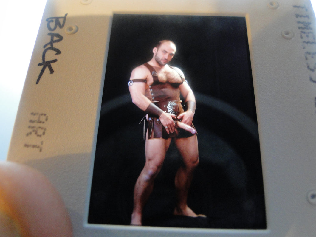 VINTAGE 35MM GAY MALE SLIDE BEEFCAKE MUSCLE NUDE FALCON STUDIOS B14z
