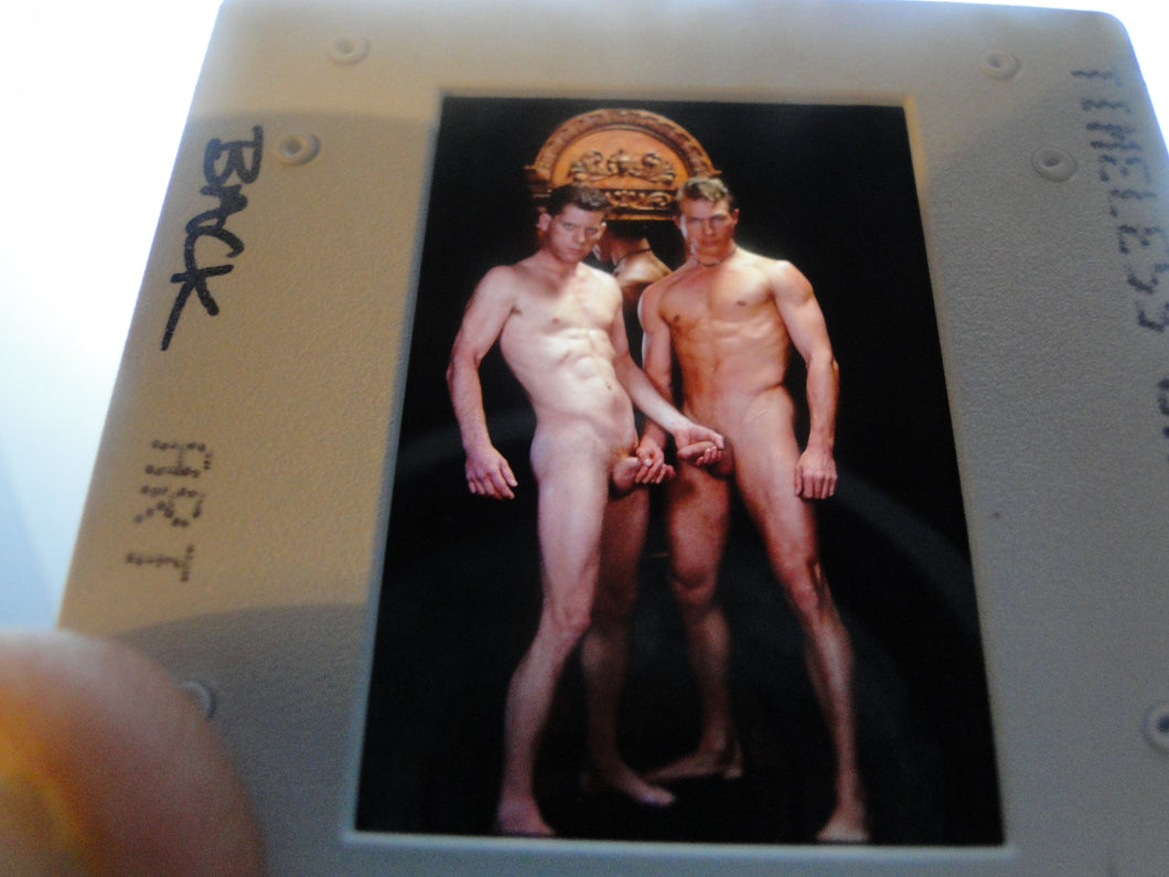 VINTAGE 35MM GAY MALE SLIDE BEEFCAKE MUSCLE NUDE FALCON STUDIOS T3h