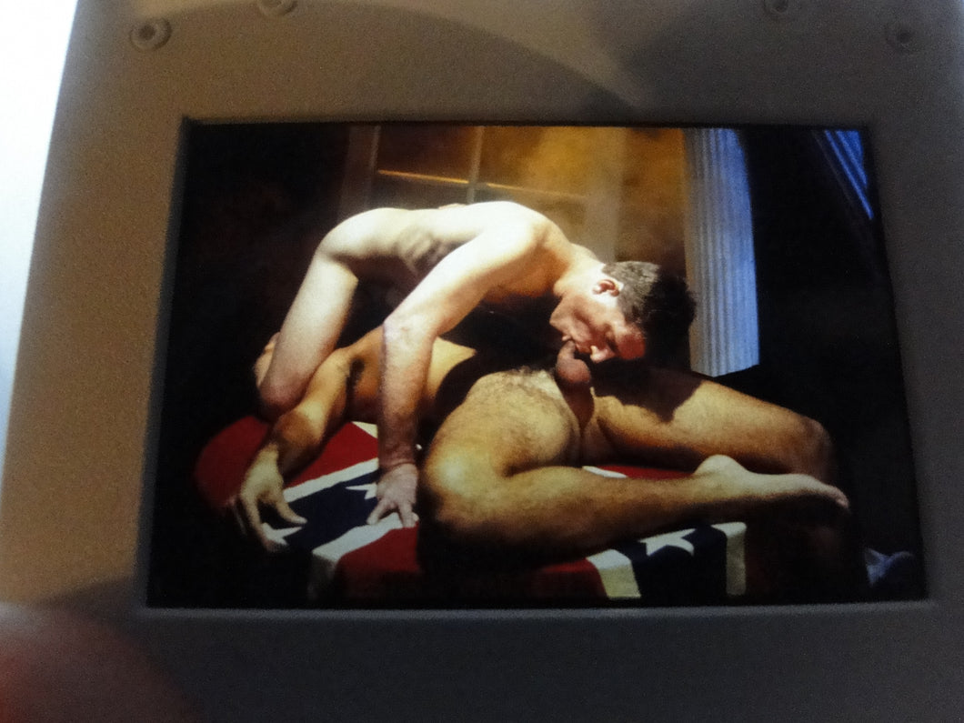 VINTAGE 35MM GAY MALE SLIDE BEEFCAKE MUSCLE NUDE FALCON STUDIOS T3k