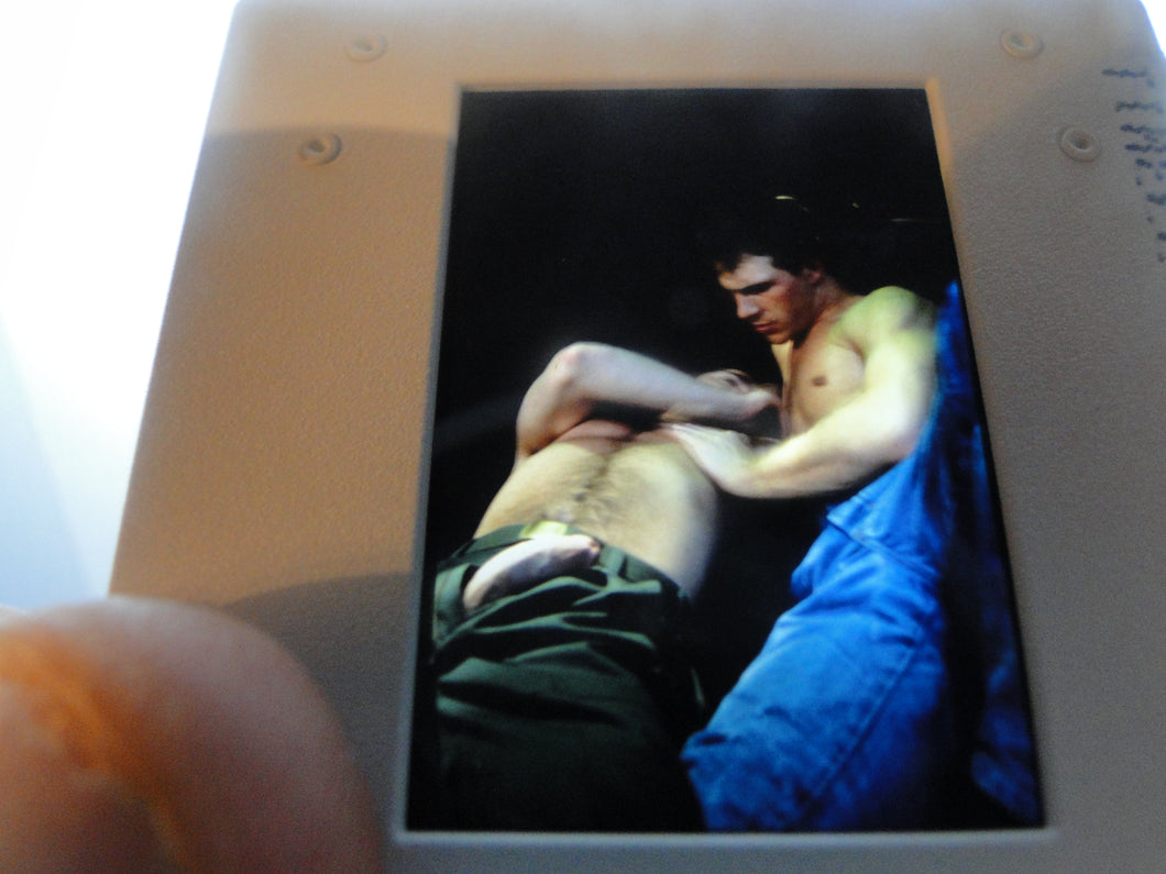 VINTAGE 35MM GAY MALE SLIDE BEEFCAKE MUSCLE NUDE FALCON STUDIOS T3n