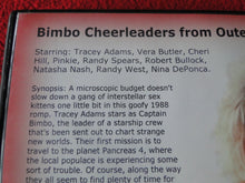 Load image into Gallery viewer, Vintage Erotic Sexy Adult XXX Porn DVD Movie Bimbo Cheerleaders From Outer Space  B
