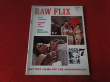 Load image into Gallery viewer, Vintage Nude Erotic Sexy Adult Magazine Raw Flix 1970               57
