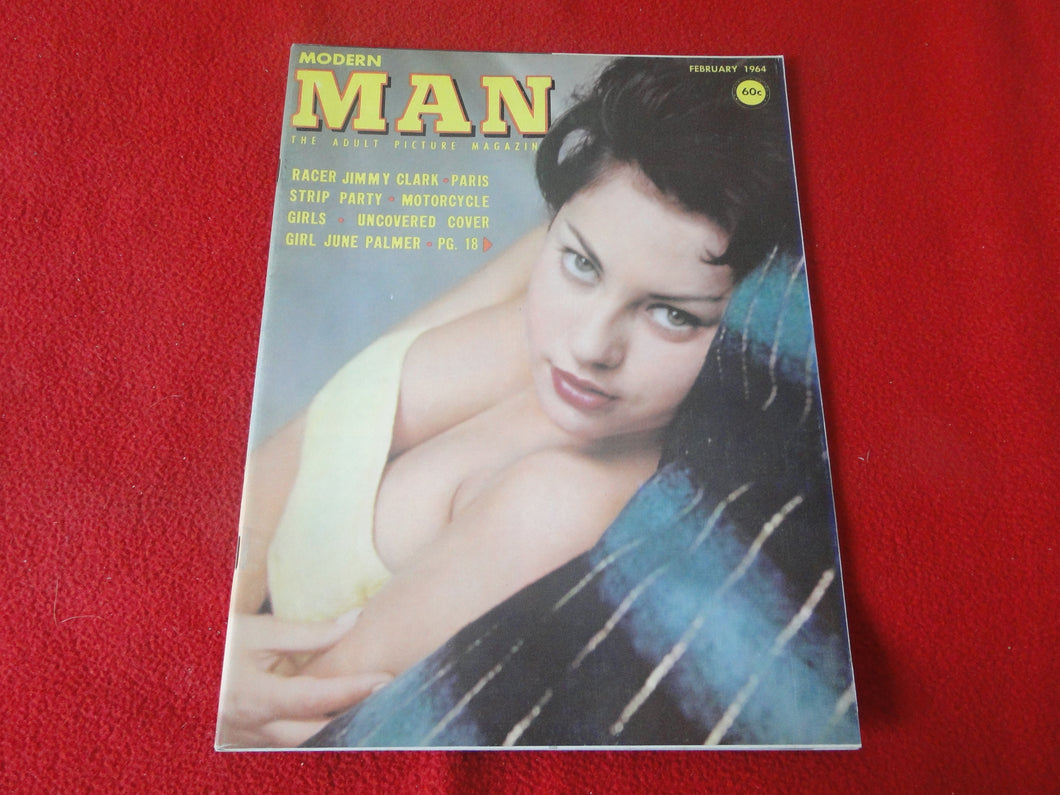 Vintage Nude Erotic Sexy Adult Magazine Modern Man Feb. 1964     P71