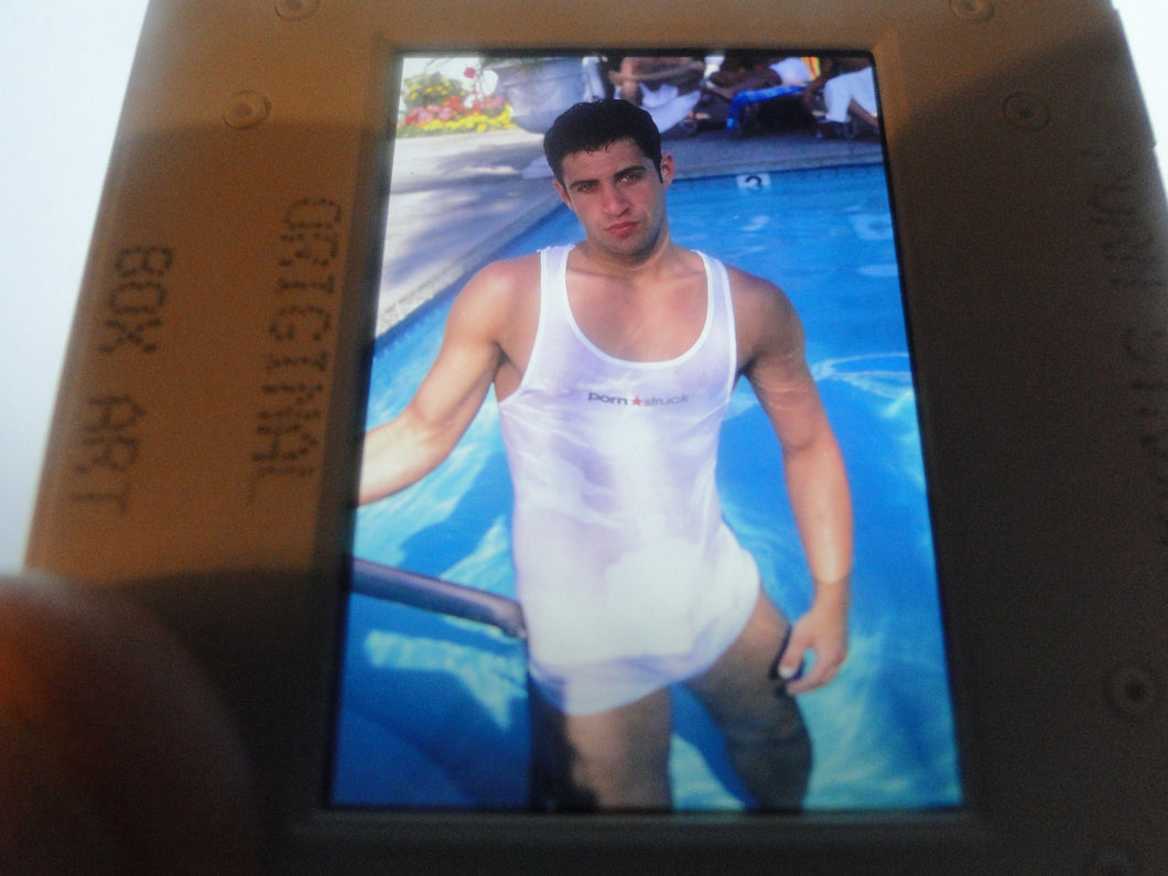 VINTAGE 35MM GAY MALE SLIDE BEEFCAKE MUSCLE NUDE FALCON STUDIOS EVc