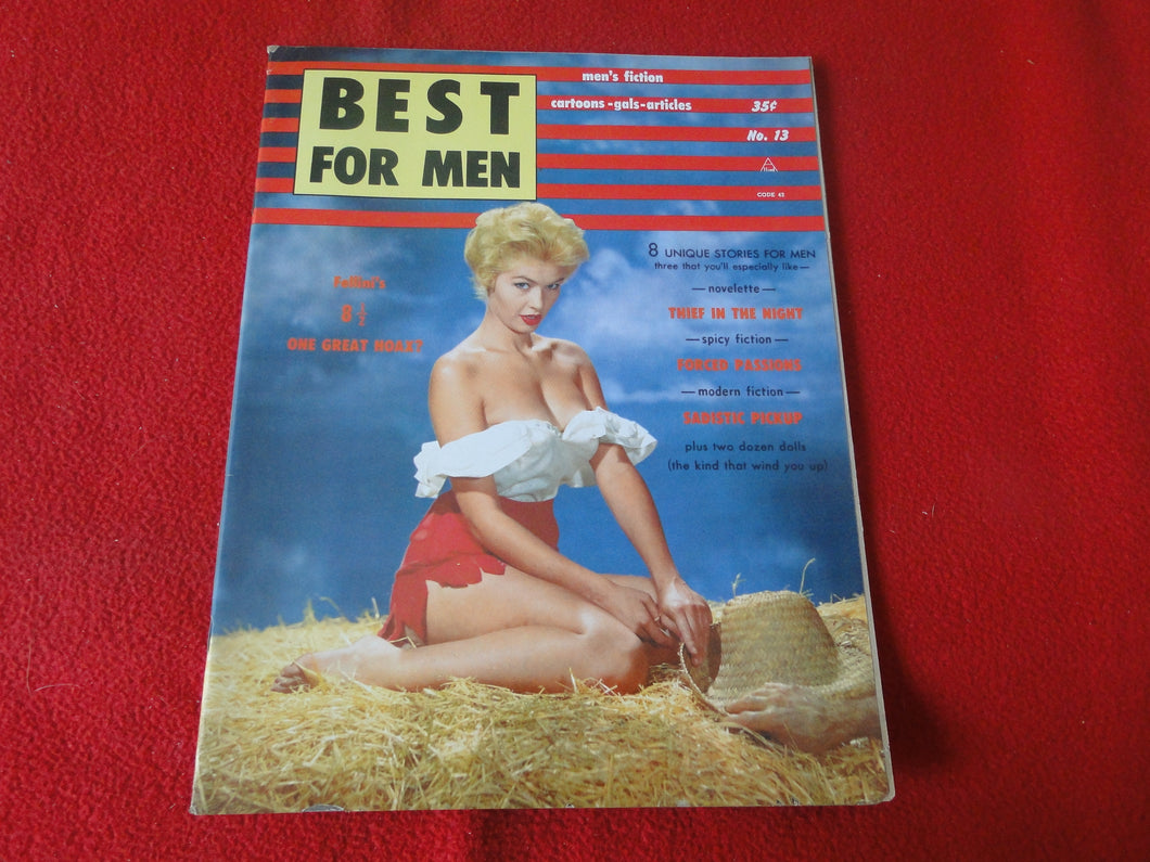 Vintage Nude Erotic Sexy Adult Magazine Best For Men Feb. 1964    P71