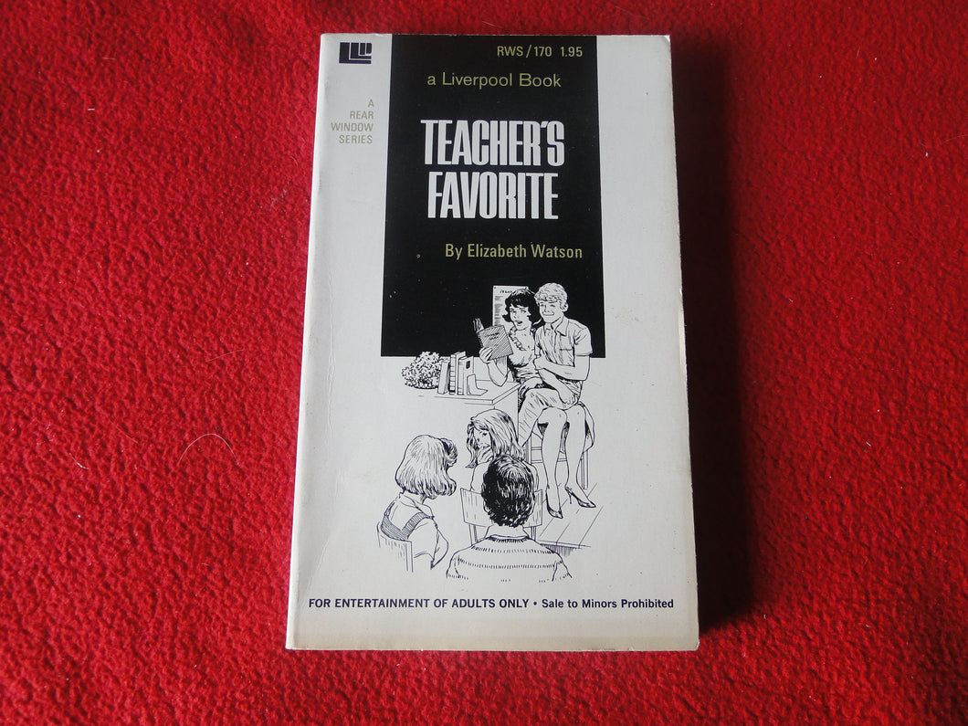 Vintage Adult Erotic Paperback Book Teacher's Favorite Liverpool Elizabeth Watson  G1