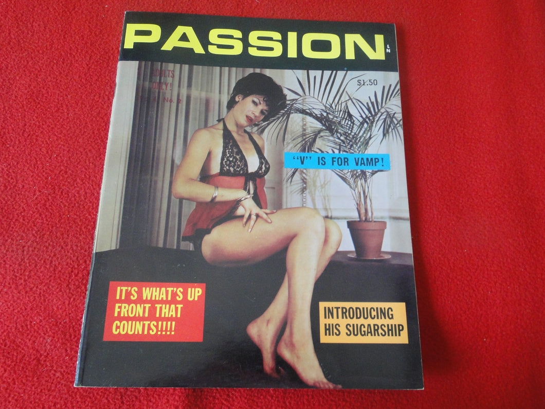 Vintage Nude Erotic Sexy Adult Magazine Passion                  P71