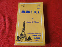 Load image into Gallery viewer, Vintage Adult Erotic Paperback Book Mama&#39;s Boy           G1
