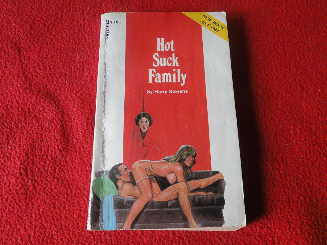 Vintage Adult Erotic Paperback Book Hot Suck Family Greenleaf Classics  G1
