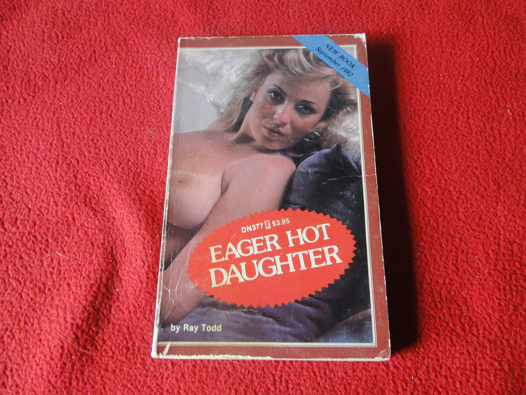 Vintage Adult Erotic Paperback Book Eager Hot Daughter Greenleaf      G1
