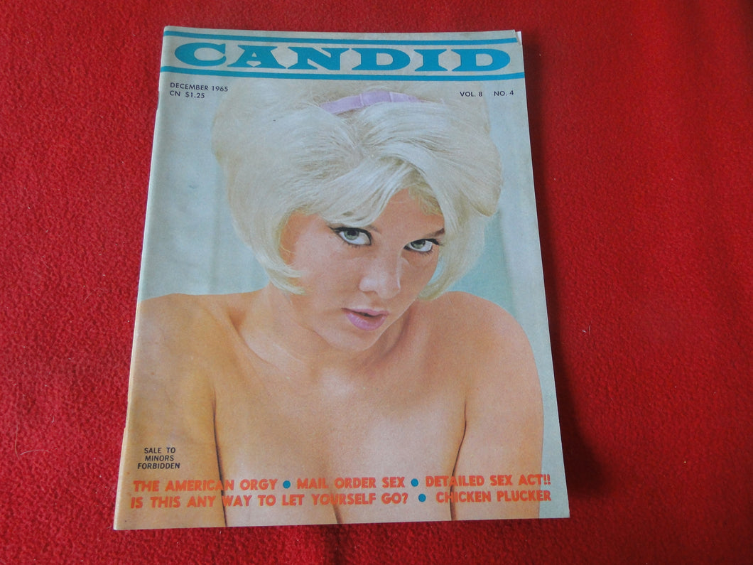 Vintage Nude Erotic Sexy Adult Magazine Candid  1965                          P71
