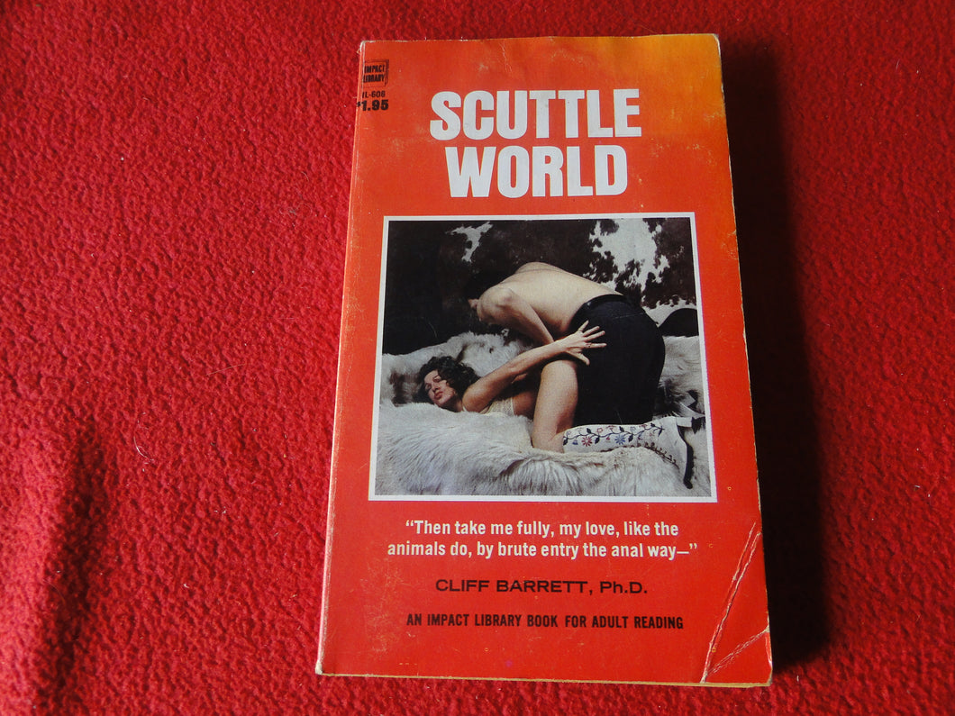 Vintage Adult Erotic Paperback Book Scuttle World Analism     G1