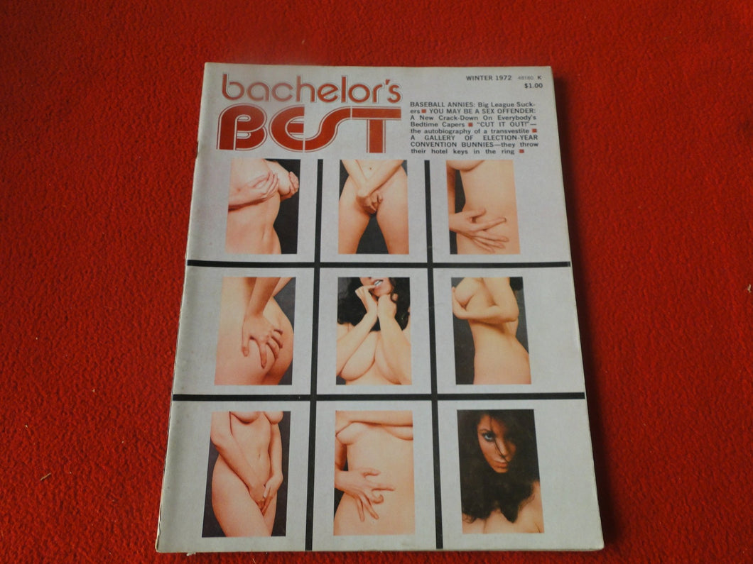 Vintage Nude Erotic Sexy Adult Men's Magazine Bachelor's Best 1972       P7