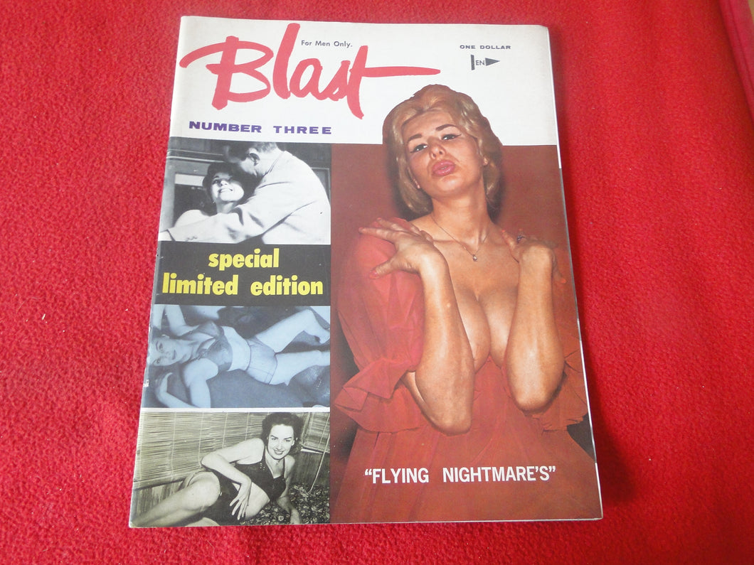 Vintage Nude Erotic Sexy Adult Magazine Blast                    P71
