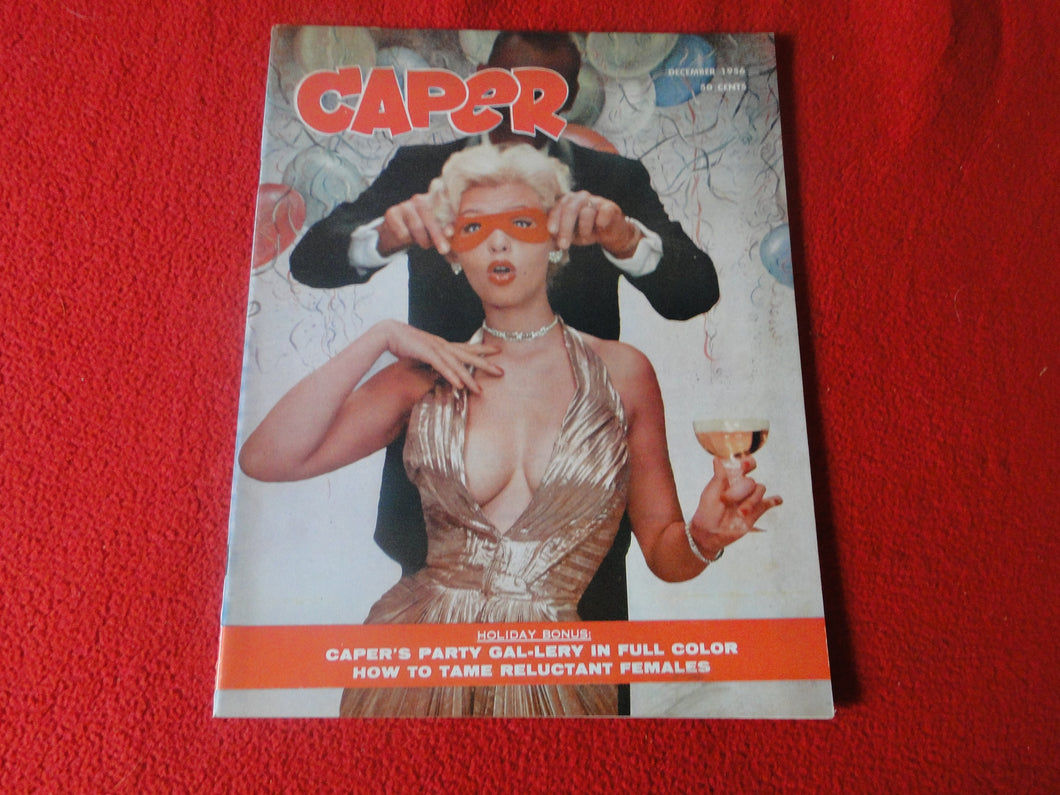 Vintage Nude Erotic Sexy Adult Magazine Adult Magazine Caper Dec. 1956    P6