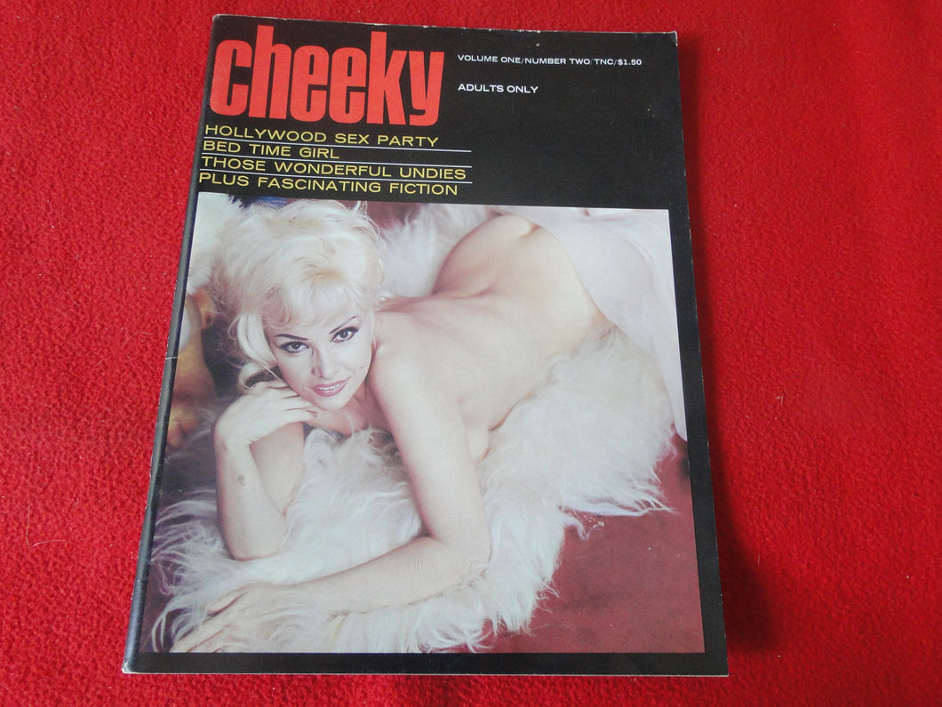 Vintage Nude Erotic Sexy Adult Magazine Cheeky 1968     P71