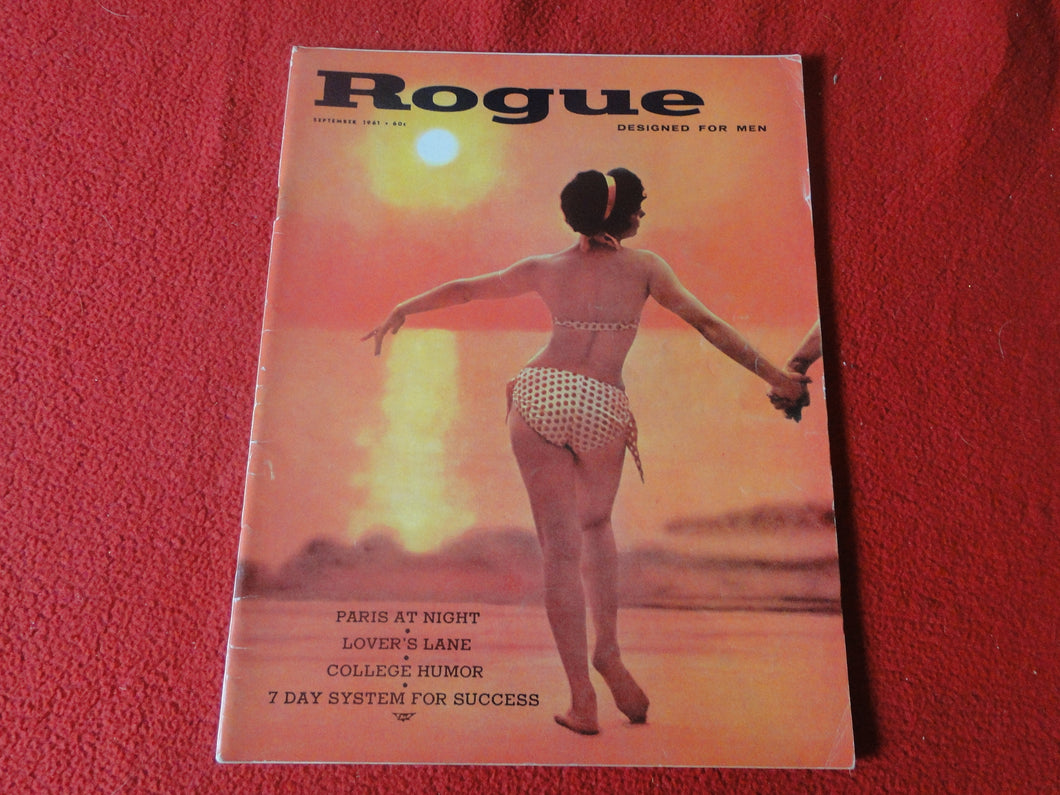 Vintage Nude Erotic Sexy Adult Magazine Adult Magazine Rogue Sept. 1961   P6