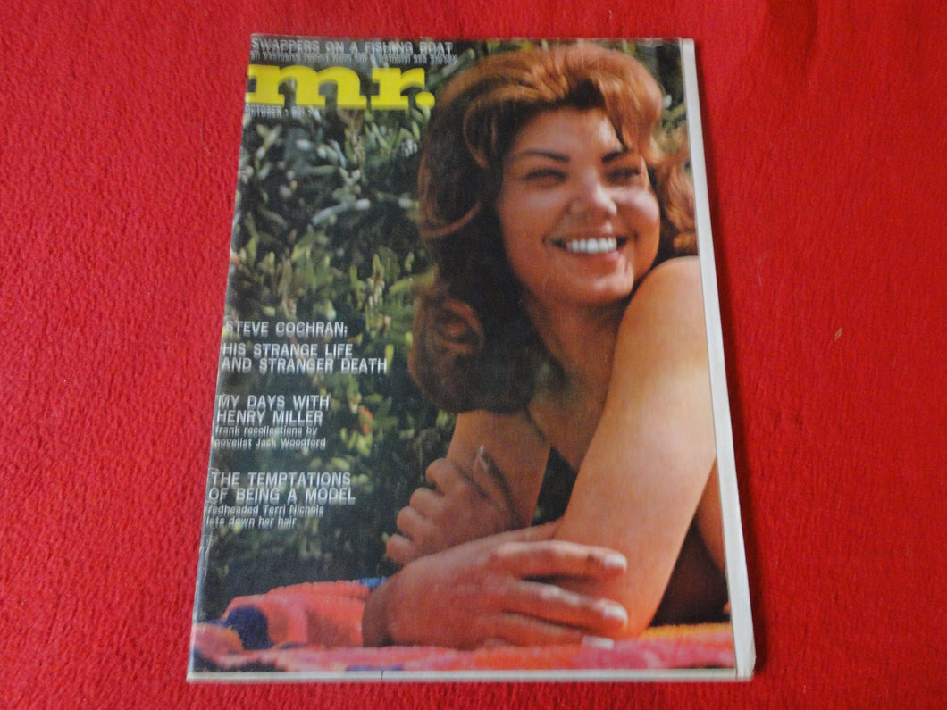 Vintage Nude Erotic Sexy Adult Magazine Adult Magazine Mr. Oct. 1965        P6