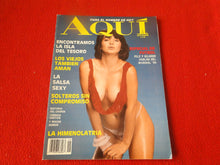 Load image into Gallery viewer, Vintage Nude Erotic Sexy Adult Men's Magazine Aqui Sept. 1988        P7
