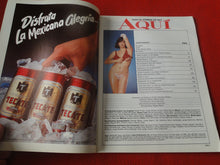 Load image into Gallery viewer, Vintage Nude Erotic Sexy Adult Men's Magazine Aqui Sept. 1988        P7
