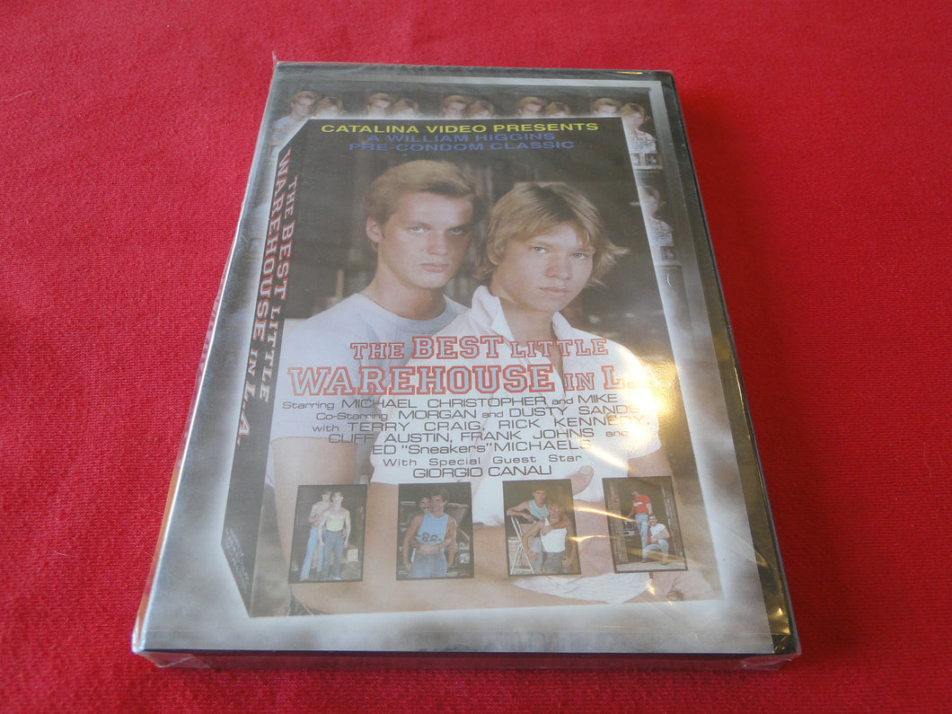 Vintage Adult All Male Gay DVD Rated XXX Porn Movie SEALED Best Little Warehouse In L.A.  13