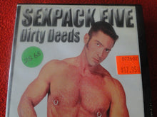 Load image into Gallery viewer, Vintage Adult Erotic XXX Gay VHS Porn Movie Sexpack Five Dirty Deeds  25
