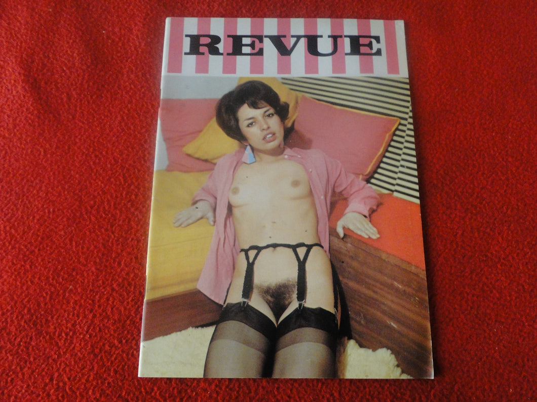 Vintage Nude Erotic Sexy Adult Magazine Revue Danish 1967 Hairy Pussy  P70