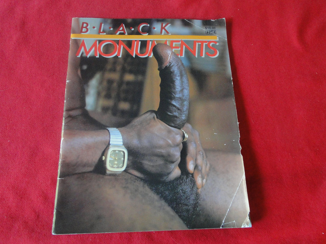 Vintage 18 Y.O. +  Adult Erotic Sexy Magazine Gay Interest Black Monuments  G10
