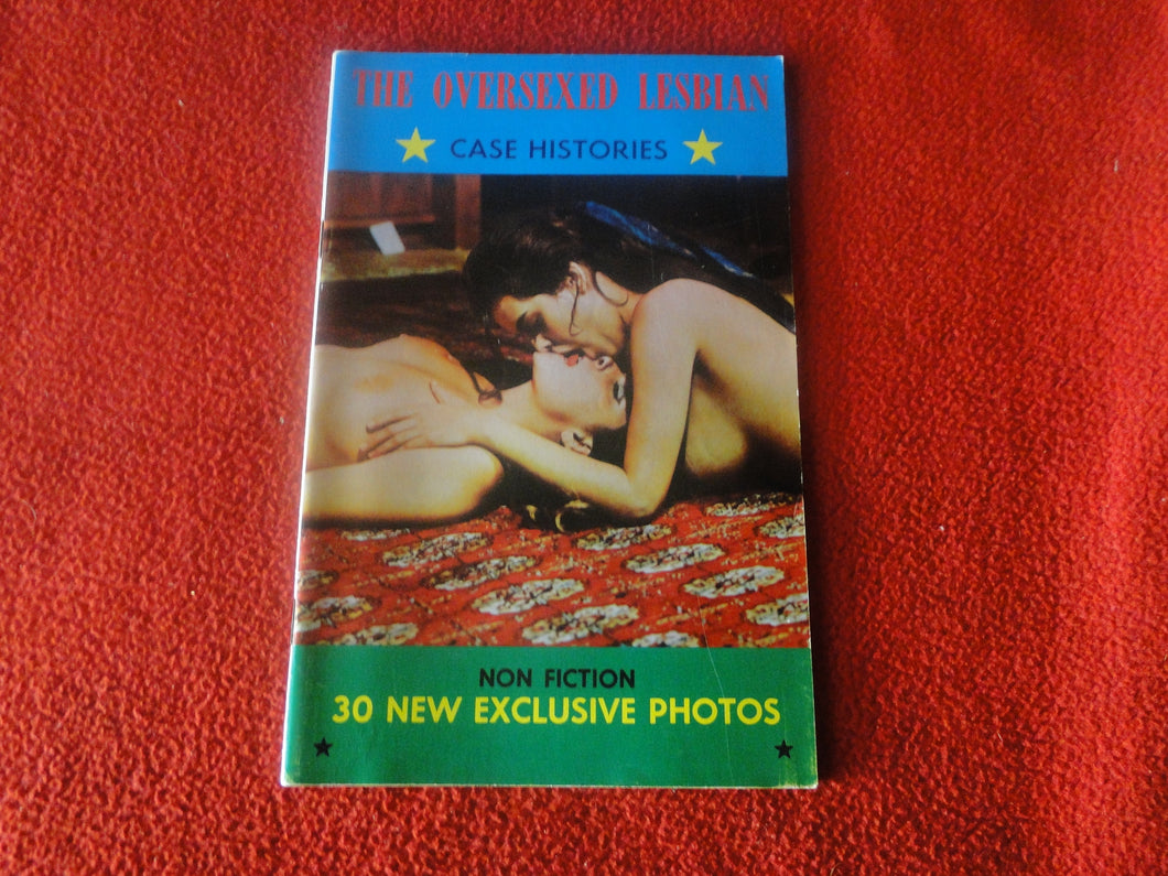 Vintage Nude Erotic Sexy Adult Magazine Oversexed Lesbian Case Histories   P70