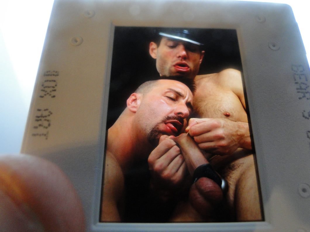 VINTAGE 35MM GAY MALE SLIDE BEEFCAKE MUSCLE NUDE FALCON STUDIOS B38h