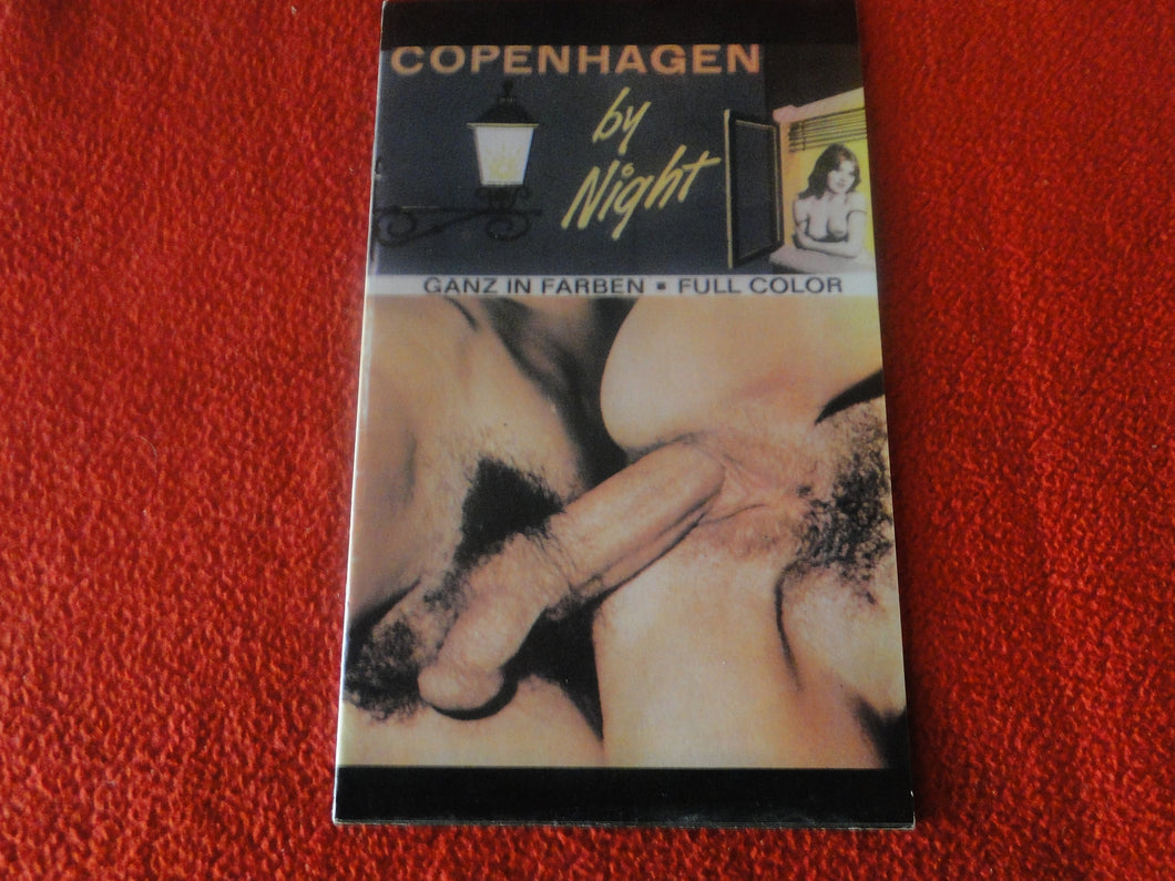 Vintage Nude Erotic Sexy Adult Magazine Copenhagen by Night Danish Color  P70