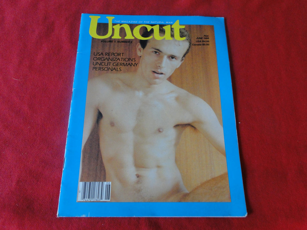 Vintage 18 Y.O. +  Adult Erotic Sexy Gay Magazine Uncut June 1986       G10