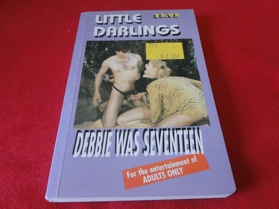 Vintage Adult Erotic Paperback Book Little Darlings Debbie Was Seventeen NOS New Old Stock    G1