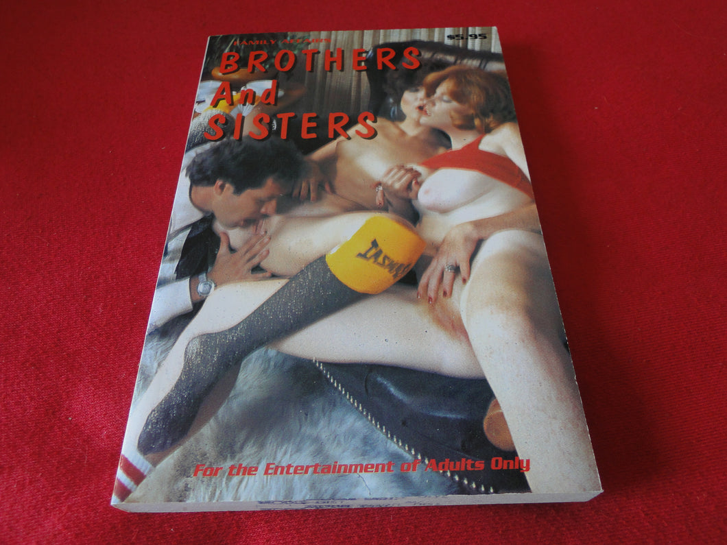 Vintage Adult Erotic Paperback Book Brothers and Sisters NOS New Old Stock    G1