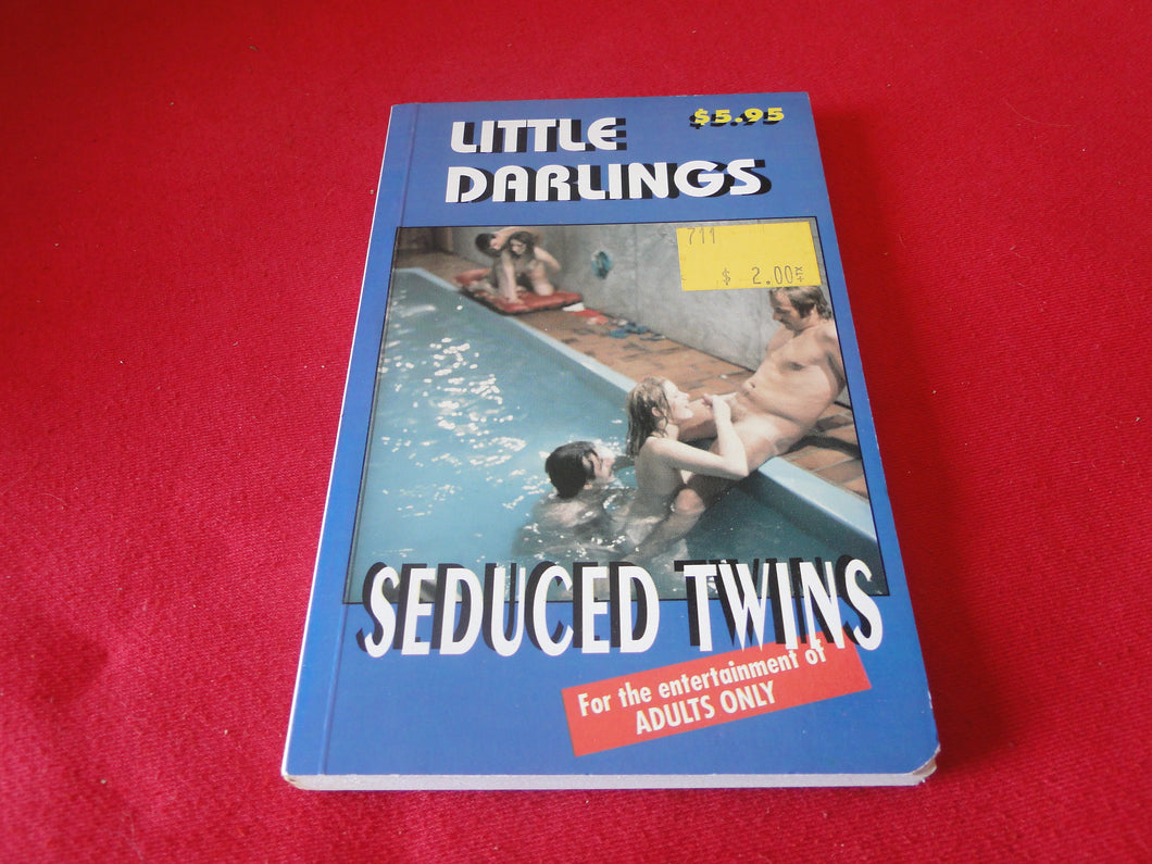Vintage Adult Erotic Paperback Book Little Darlings Seduced Twins NOS New Old Stock  G1