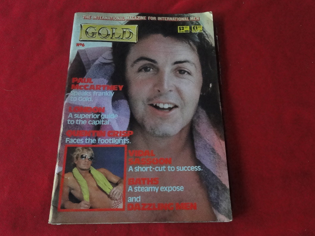 Vintage 18 Y.O. +  Adult Erotic Sexy Gay Magazine Gold No. 6 June 1978      G10