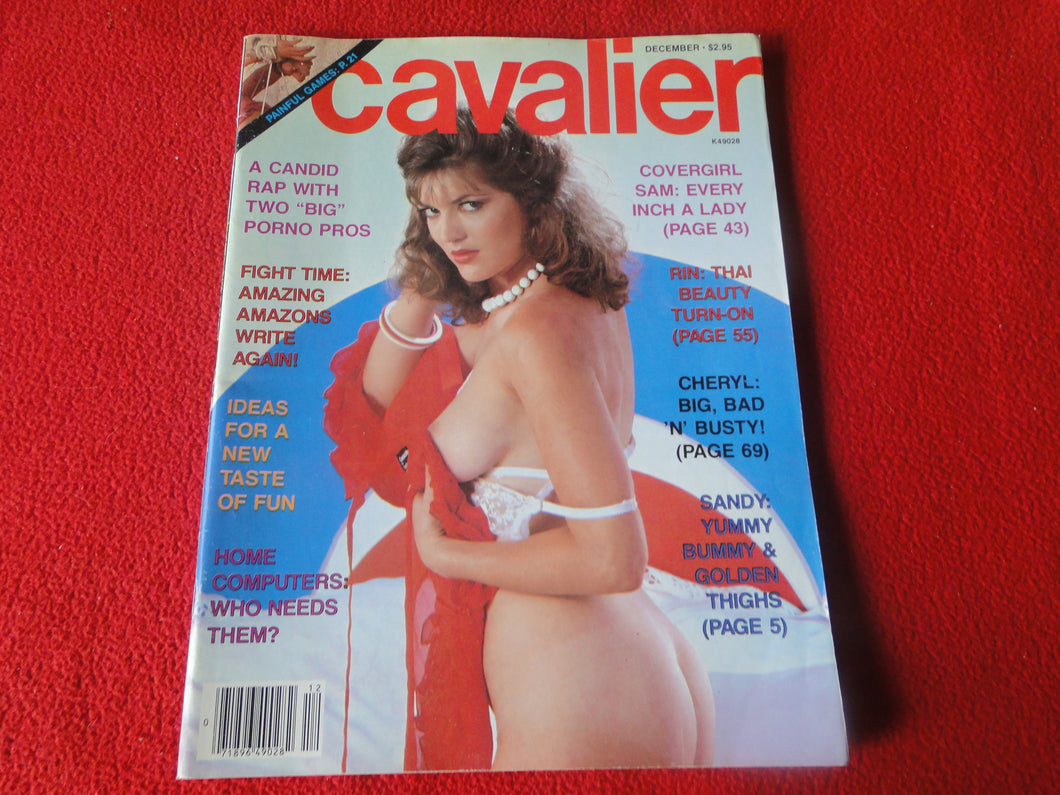 Vintage Nude Erotic Sexy Adult Magazine Cavalier Dec. 1982            57
